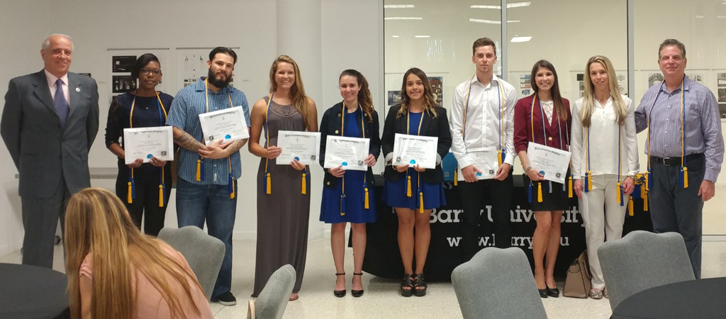 School of Business students inducted into honor societies
