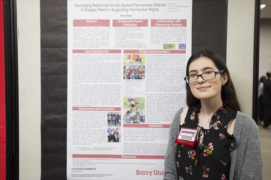 Student Poster Competition Prizes Presented at Community Engagement Symposium