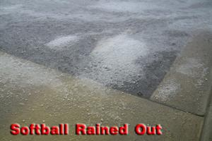 Softball Rained Out