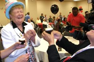 Sister Jeanne O'Laughlin celebrates 80th birthday 