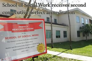 School of Social Work receives second consecutive perfect accreditation