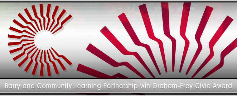 Barry and Community Learning Partnership win Graham-Frey Civic Award 