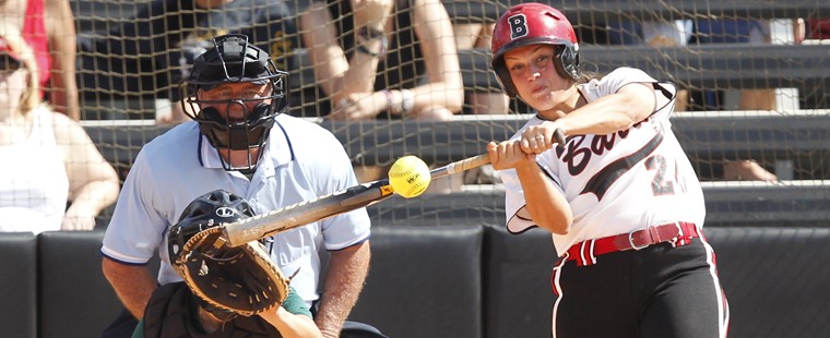 Softball Sweeps Sharks To Move Into First Place