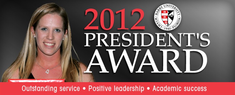 Grace Collins named 2012 President's Award recipient