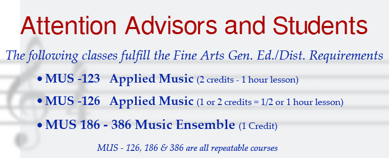 Sign up for Music Ensembles