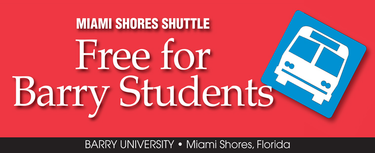 Miami Shores Shuttle – Free for Barry Students