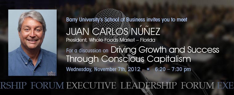 Executive Leadership Forum presents Mr. Juan Carlos Núñez