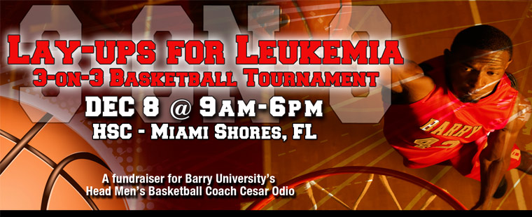 Barry Hosts 3-on-3 Basketball Tourney to Support Leukemia