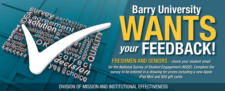 Barry University Wants Your Feedback!