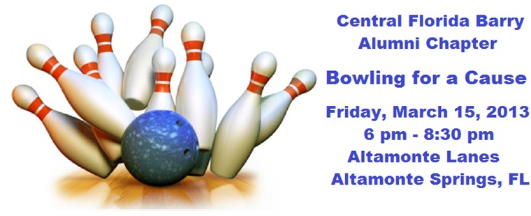 Central Florida Barry Alumni Chapter Bowling for a Cause