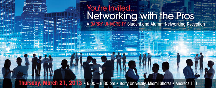 Networking with the Pros: Alumni and Student Networking Reception