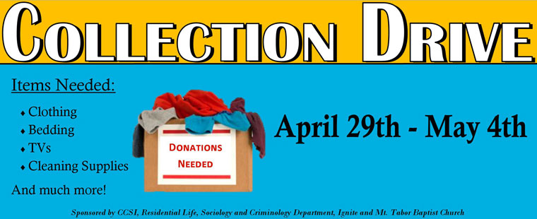 Fifth Annual Barry Collection Drive