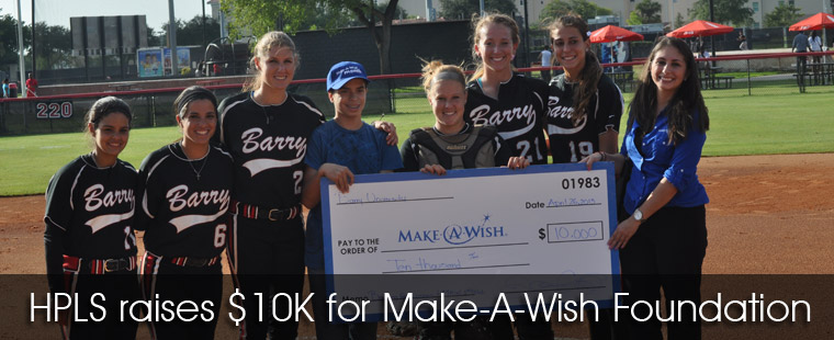 HPLS hosts Make-A-Wish Foundation for $10K check presentation