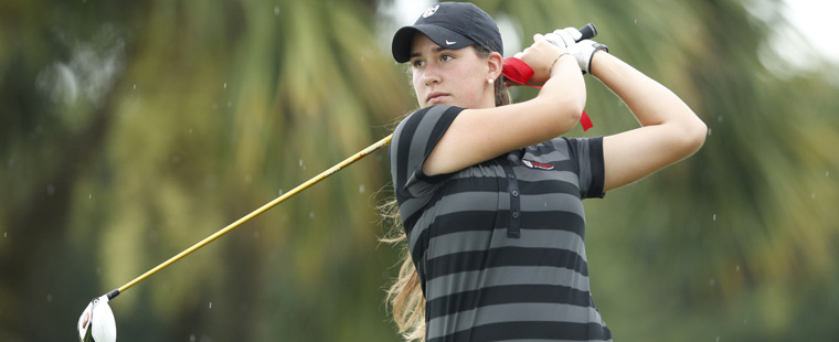 Women's Golf 6th After 1st Round of South Regional
