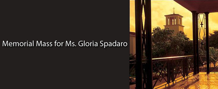 Memorial Mass for Ms. Gloria Spadaro