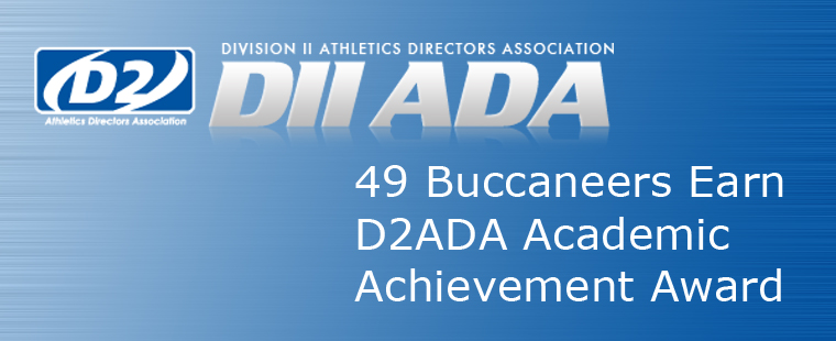 Forty-Nine Buccaneers Earn D2ADA Academic Achievement Award
