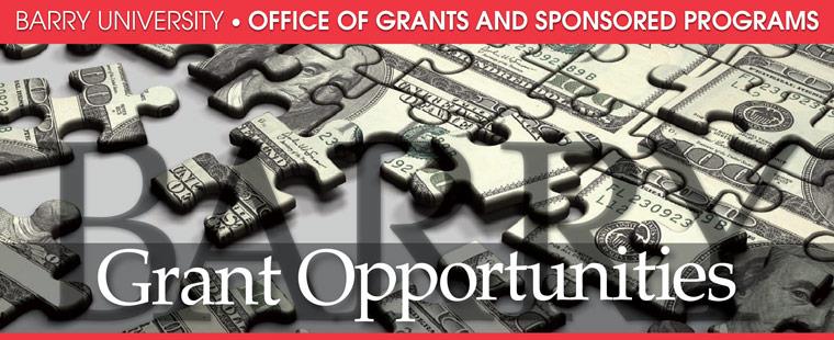 Grant opportunities for the week of August 26, 2013