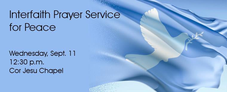Interfaith Prayer Service for Peace