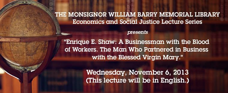 Economics and Social Justice Lecture Series