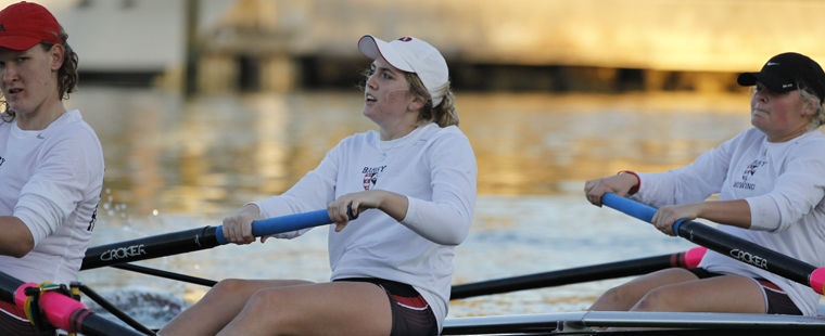 Rowing's 4+ Crew Top Division II Boat at Head of Hooch