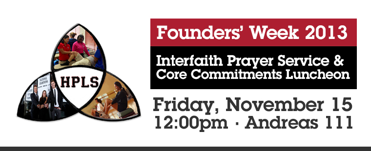 Interfaith Prayer Service and Core Commitments Luncheon