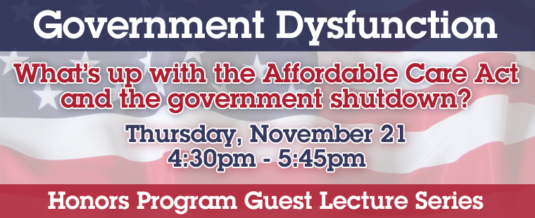 Government Dysfunction: What’s up with the Affordable Care Act and the government shutdown?