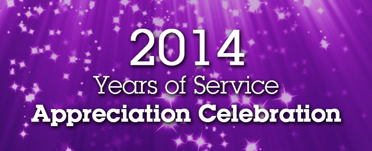 2014 Years of Service Appreciation Celebration