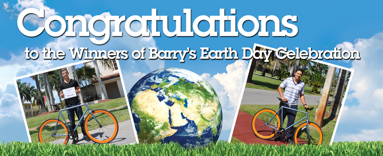 Congratulations to Winners of Barry’s Earth Day Celebration