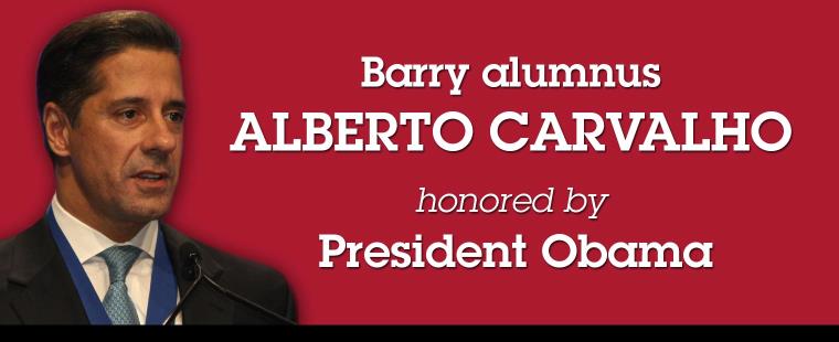 Barry alumnus and Miami-Dade schools chief honored at White House