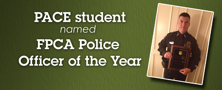 PACE student named recipient of FPCA Lee McGehee Police Officer of the Year Award