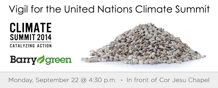 Vigil for the United Nations Climate Summit