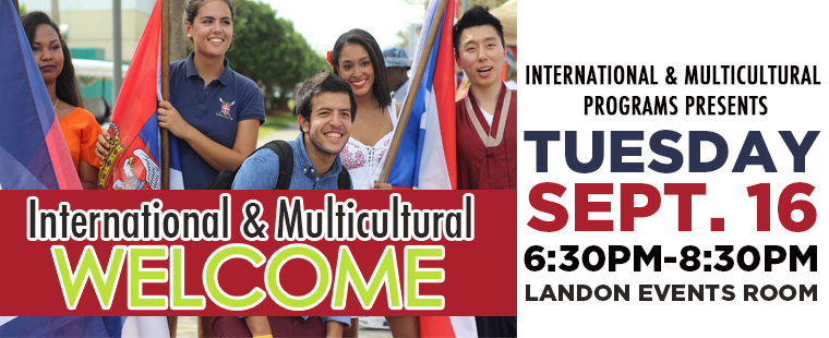 New International Student Welcome Reception