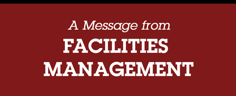 A Message from Facilities Management: Library Update