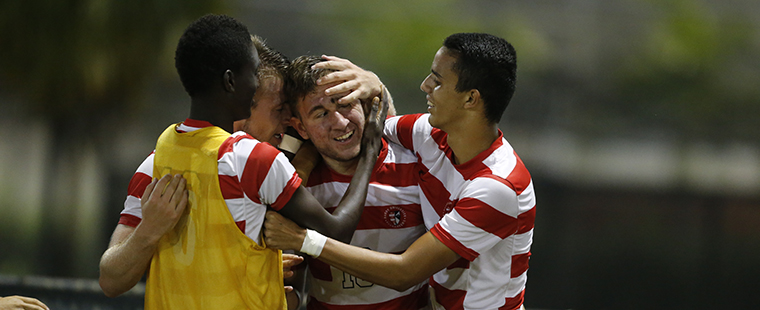 Barry Men’s Soccer Comes Back Twice to Beat Tech in OT