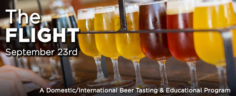 The Flight: A Domestic/International Beer Tasting and Educational Program