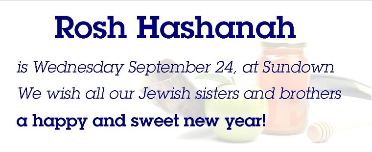 Happy and Holy Rosh Hashanah