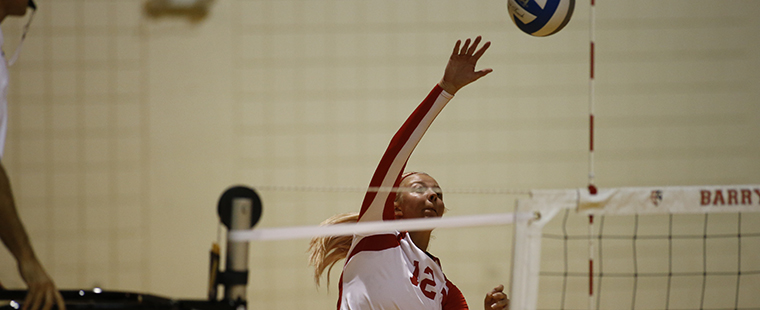 Volleyball Falls to Fighting Knights on Road