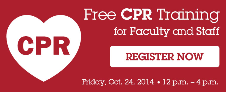 Free CPR Training for Faculty and Staff