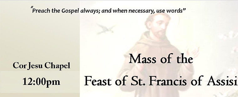 Feast of St. Francis