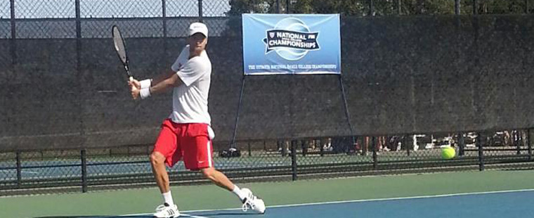 Groetsch Moves on to Men's Tennis Small College Semifinals