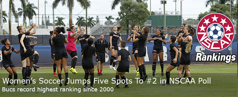 Women’s Soccer Jumps Five Spots To #2 in NSCAA Poll