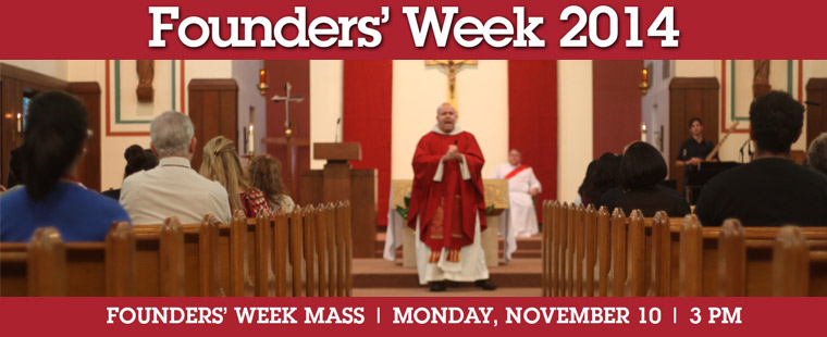 Founders’ Week Mass and Reception