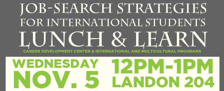    International Student Lunch & Learn