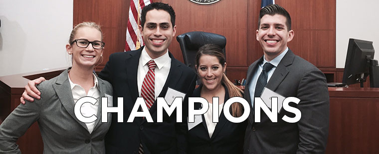 Trial Team Defeats Harvard, Georgetown to Win National Championship
