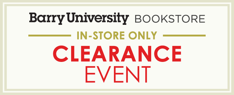 Get discounts throughout March at the BarryU Bookstore
