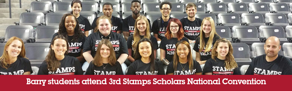 Barry Stamps Scholars attend 3rd Stamps Scholars National Convention