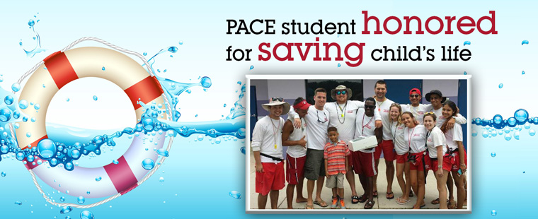 PACE student honored for saving child’s life 