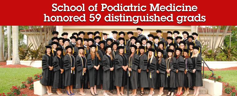 School of Podiatric Medicine honored 59 distinguished graduates 