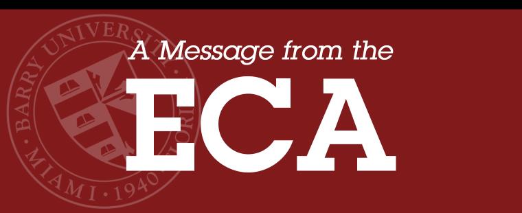 Message from the ECA
