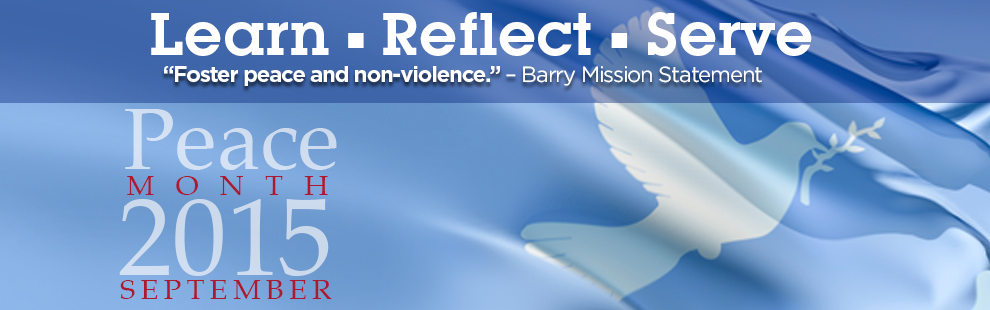 September is Peace Month: Join Us for These Events